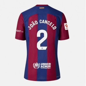 Barcelona Joao Cancelo #2 Koszulka Podstawowych Kobiety 2023-24 Krótki Rękaw